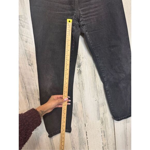 Nasty Gal collection black mom super high rise jeans size 6 - Picture 9 of 13